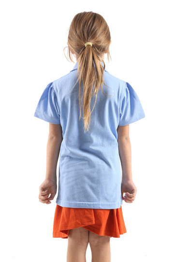 Girls Half Sleeve Polo T-Shirts