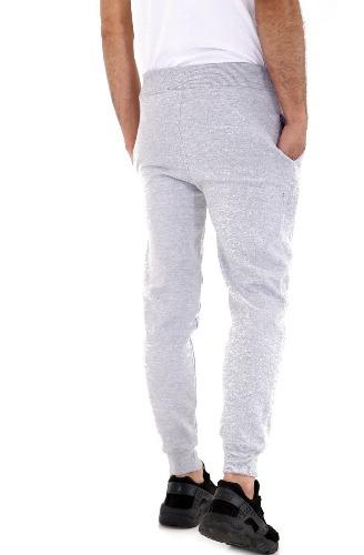*MEN'S* FLEECE JOGGER BOTTOM PANT GYM TROUSERS H GREY BACK- GW FASHIONS LTD