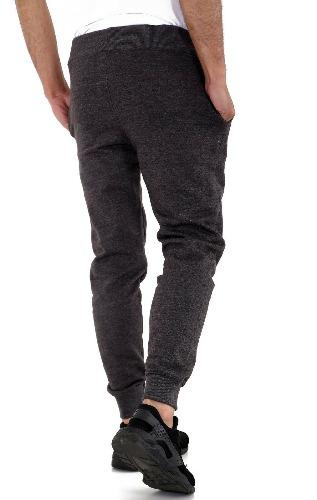 *MEN'S* FLEECE JOGGER BOTTOM PANT GYM TROUSERS CHARCOAL BACK- GW FASHIONS LTD
