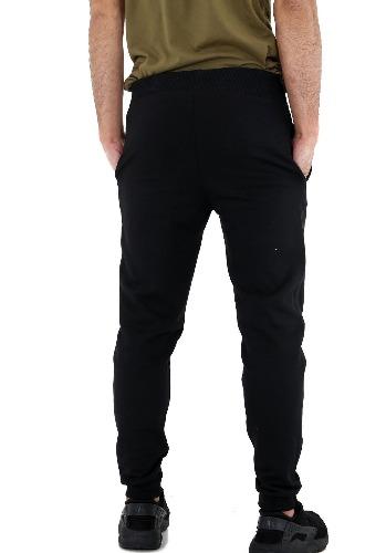 *MEN'S* FLEECE JOGGER BOTTOM PANT GYM TROUSERS BLACK BACK- GW FASHIONS LTD