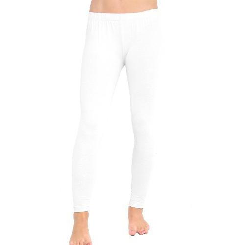 *Girls* KIDS Plain *Leggings* Trousers Full Crop Stretch Legging Cream - GW FASHIONS LTD