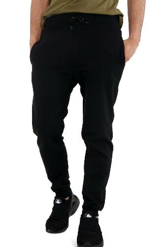 *MEN'S* FLEECE JOGGER BOTTOM PANT GYM TROUSERS BLACKFRONT- GW FASHIONS LTD