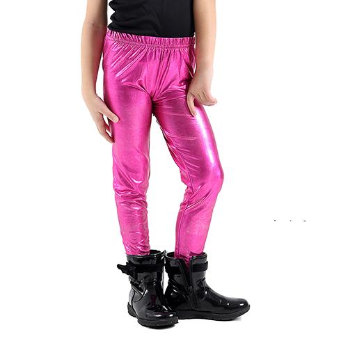 Leggings - Pink metallic - Kids