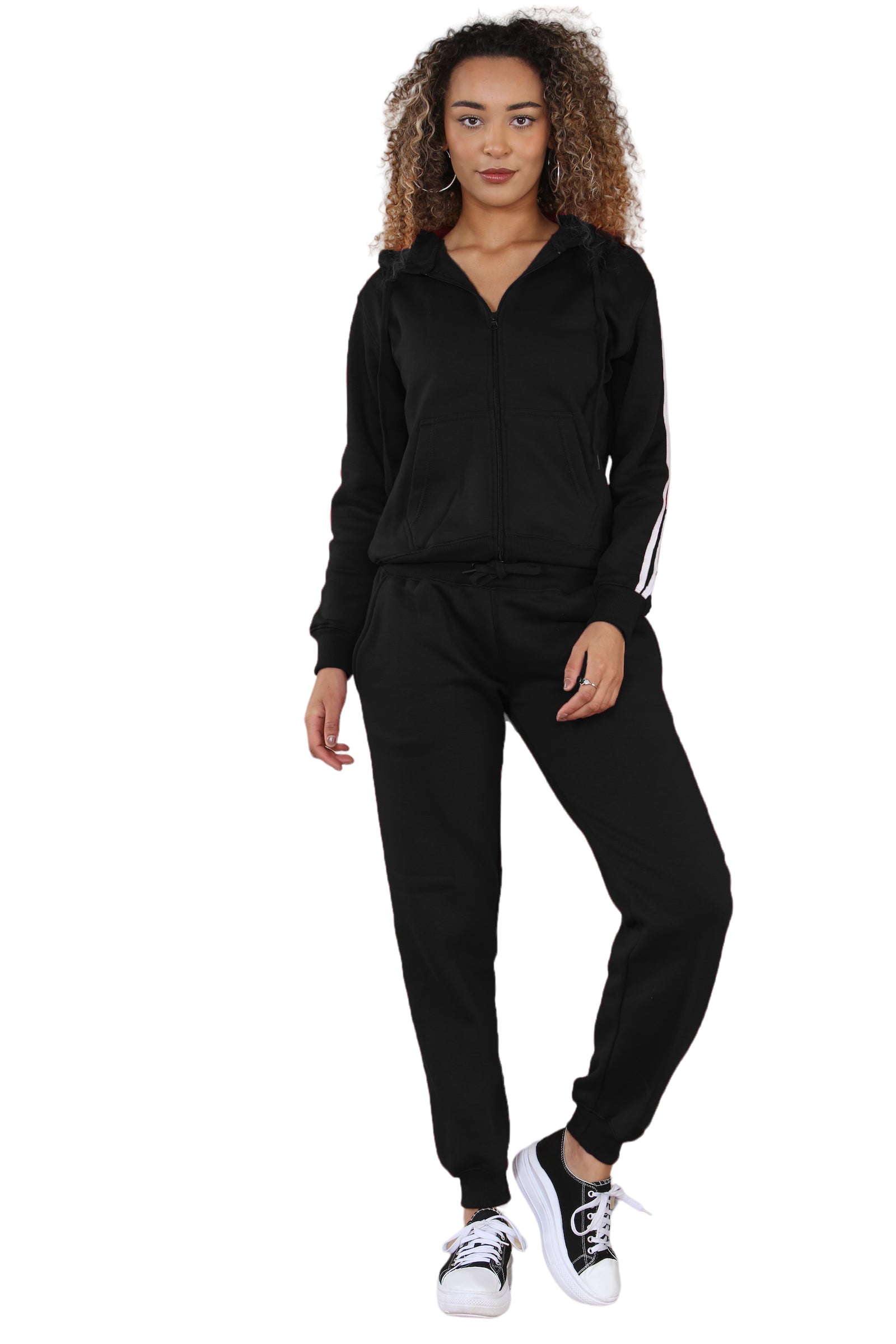 Ladies cheap black tracksuit