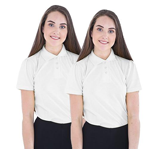 2X Girls Polo T Shirt White