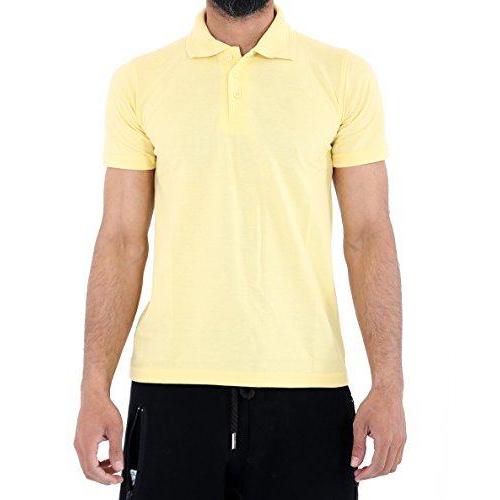 *Boys* kids Plain Polo T-Shirt School Shirts Uniform Top Yellow- GW FASHIONS LTD